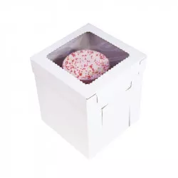 Torta- vagy desszert doboz 1 db 30,5 x 30,5 x 35,5 cm