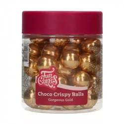 Csokoládé gyöngy aranyozott o15 mm 130 g