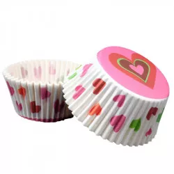 Sütemes kosárka szív formával 50x30 mm 1000 db