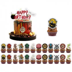 Boldog születésnapot, Harry Potter tortadekoráció 25 db