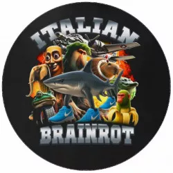 Fogyasztható papír Italian brainrot 19,5 cm