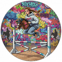 Ételpapír Hobbyhorse graffitivel 19,5 cm