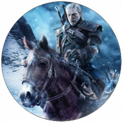 Ehető papír sárkánylovas lovag 19,5 cm