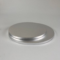 Tortaalátét 30 cm ezüst 12 mm