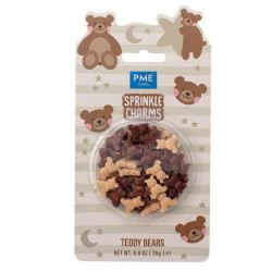 Cukorszínezés medvéknek 15 mm, 25 g