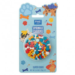 Cukor díszítés tappancs és csont 6x12mm, 25g