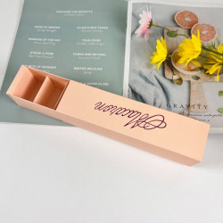 Doboz 6 makaronhoz, rózsaszín - Cakesicq