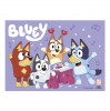 Tortabevonó fondantpapír tortára Bluey & Bingo 14,8 × 21 cm (A5)