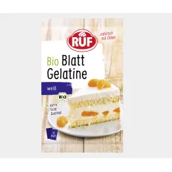Bio lapított zselatin fehér 12 db, 20 g