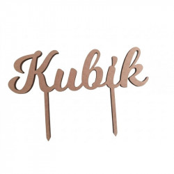 Zápich Kubík 14,5x4,5cm - I LOVE CAKES