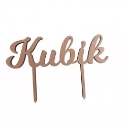 Zápich Kubík 14,5x4,5cm - I LOVE CAKES