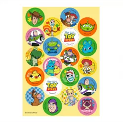 Előre vágott Toy Story tortabevonó fondantpapír cupcake-hoz