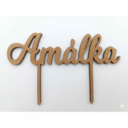 Zápich Amálka 14,5x4cm - I LOVE CAKES