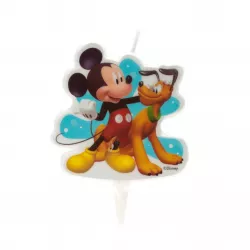 Mickey egér gyertya, 7,5 cm