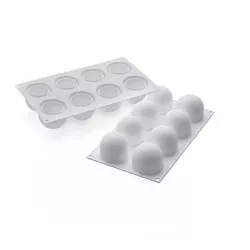 Szilikon forma szarvasgombákhoz 8x120 ml