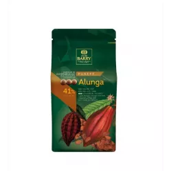 Tejcsokoládé Cacao Barry Callets Alunga 41% – 1 kg