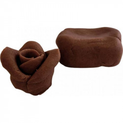 SweetArt Valódi marcipán, sötétbarna, 30% mandulatartalom (150 g)