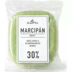 SweetArt valódi marcipán, világoszöld, 30% mandulatartalom (150 g)