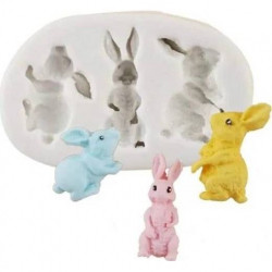 Szilikon forma nyuszihoz (formákhoz)