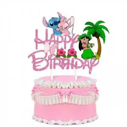 Díszítő tűk Stitch, rózsaszín, 5 db