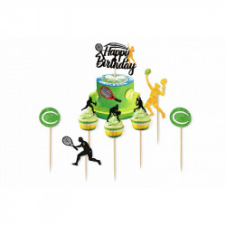 Sütidékoráció, tenisz — 11 darabos szett