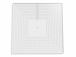 Mérőalátét, műanyag, négyzetes, 12–32 cm
