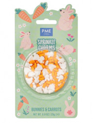 Díszítő nyuszik és répák — 25 g