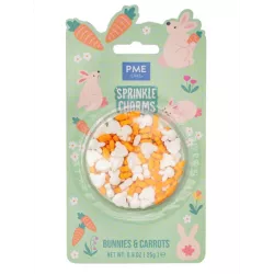 Díszítő nyuszik és répák — 25 g