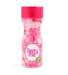 Cukordísz, rózsaszín szívek - 50 g - gluténmentes