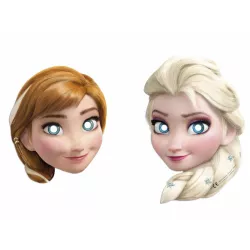 Papírból készült Frozen jelmezmaszk, 6 db