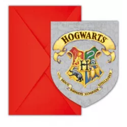 Papír meghívók „Harry Potter“, 6 db