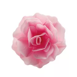 Nagy, ehető rózsaszín virág, 12,5 cm