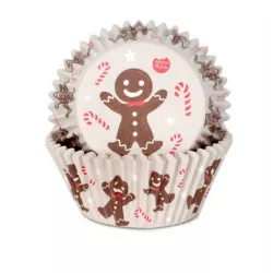 Muffin kapszli mézeskalács, 48 db, 50 × 33 mm