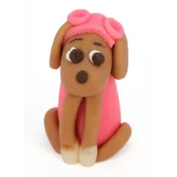 Figurka – kutyás csapat, rózsaszín, 30 g