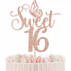 Tortadísz Sweet 16, 5 db
