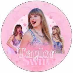 Taylor Swift ehető papír, 19,5 cm