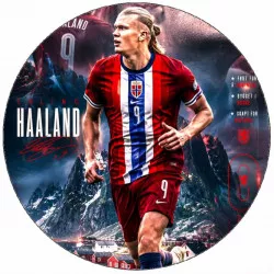 Ehető papír Haaland, 19,5 cm