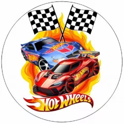 Ehető papír Hot Wheels, 19,5 cm