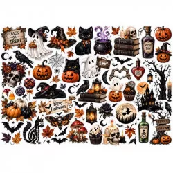 Ehető papír — vidám Halloween-motívumok