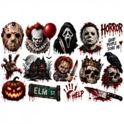 Ehető papír Horrorfilm-ikonok