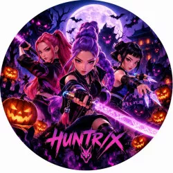 Ehető papír K-pop Halloween démonvadász, 19,5 cm
