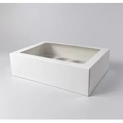 Doboz 12 cupcake-hoz – 35×25×10 cm