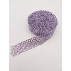 Gyémántszalag lila 3 cm x 4,57 m